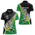 Custom New Zealand Central Districts Cricket Women Polo Shirt With Maori Pattern