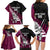 Custom New Zealand Northern Districts Cricket Family Matching Long Sleeve Bodycon Dress and Hawaiian Shirt With Maori Pattern