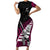 Custom New Zealand Northern Districts Cricket Family Matching Short Sleeve Bodycon Dress and Hawaiian Shirt With Maori Pattern