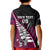 Custom New Zealand Northern Districts Cricket Kid Polo Shirt With Maori Pattern