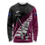 Custom New Zealand Northern Districts Cricket Long Sleeve Shirt With Maori Pattern