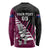 Custom New Zealand Northern Districts Cricket Long Sleeve Shirt With Maori Pattern