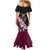 Custom New Zealand Northern Districts Cricket Mermaid Dress With Maori Pattern