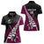 Custom New Zealand Northern Districts Cricket Women Polo Shirt With Maori Pattern