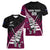 Custom New Zealand Northern Districts Cricket Women V Neck T Shirt With Maori Pattern