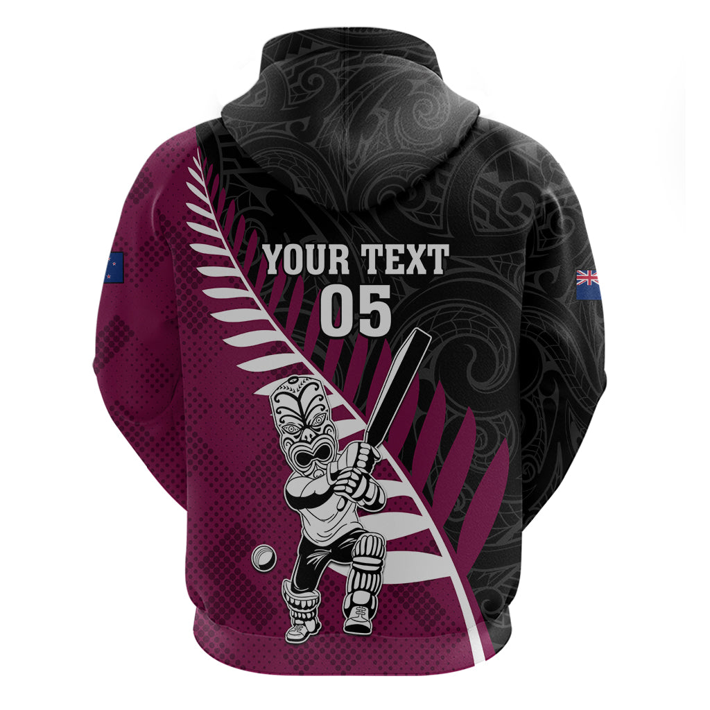 Custom New Zealand Northern Districts Cricket Zip Hoodie With Maori Pattern LT05 - Polynesian Pride