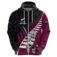 Custom New Zealand Northern Districts Cricket Zip Hoodie With Maori Pattern LT05 - Polynesian Pride