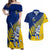 Custom New Zealand Otago Cricket Couples Matching Off Shoulder Maxi Dress and Hawaiian Shirt With Maori Pattern