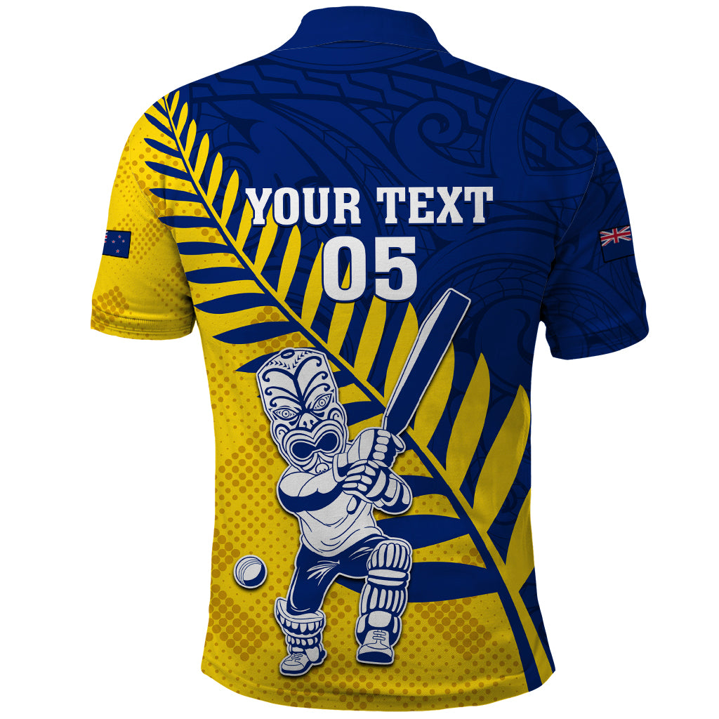 Custom New Zealand Otago Cricket Polo Shirt With Maori Pattern LT05 - Polynesian Pride