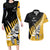 Custom New Zealand Wellington Cricket Couples Matching Long Sleeve Bodycon Dress and Hawaiian Shirt With Maori Pattern