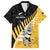 Custom New Zealand Wellington Cricket Family Matching Short Sleeve Bodycon Dress and Hawaiian Shirt With Maori Pattern