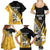 Custom New Zealand Wellington Cricket Family Matching Summer Maxi Dress and Hawaiian Shirt With Maori Pattern