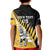 Custom New Zealand Wellington Cricket Kid Polo Shirt With Maori Pattern