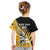 Custom New Zealand Wellington Cricket Kid T Shirt With Maori Pattern