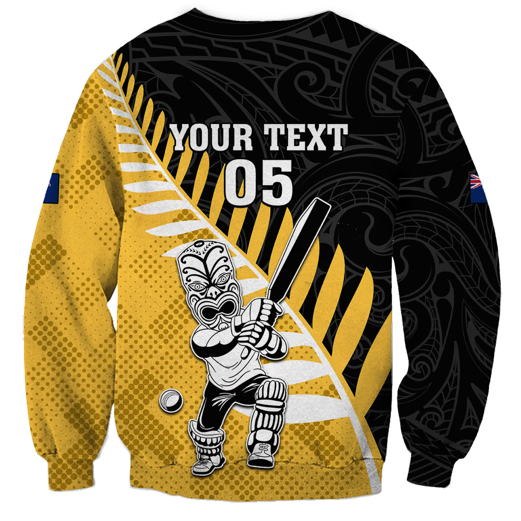 Custom New Zealand Wellington Cricket Sweatshirt With Maori Pattern LT05 - Polynesian Pride