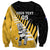 Custom New Zealand Wellington Cricket Sweatshirt With Maori Pattern