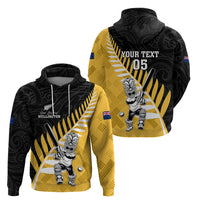 Custom New Zealand Wellington Cricket Zip Hoodie With Maori Pattern LT05 - Polynesian Pride