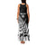 Custom New Zealand Cricket Family Matching Tank Maxi Dress and Hawaiian Shirt With Maori Pattern