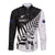 Custom New Zealand Cricket Long Sleeve Button Shirt With Maori Pattern