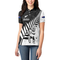 Custom New Zealand Cricket Women Polo Shirt With Maori Pattern LT05 - Polynesian Pride