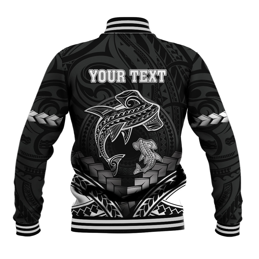 Personalised Happy Father's Day Baseball Jacket I Love You Dad Polynesian Style LT05 - Polynesian Pride