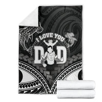 Happy Father's Day Blanket I Love You Dad Polynesian Style LT05 - Polynesian Pride