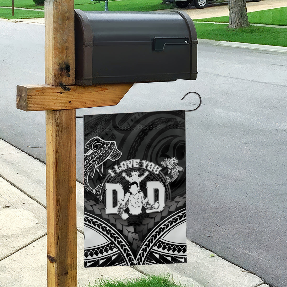 Happy Father's Day Garden Flag I Love You Dad Polynesian Style LT05 - Polynesian Pride