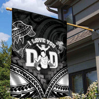 Happy Father's Day Garden Flag I Love You Dad Polynesian Style LT05 - Polynesian Pride