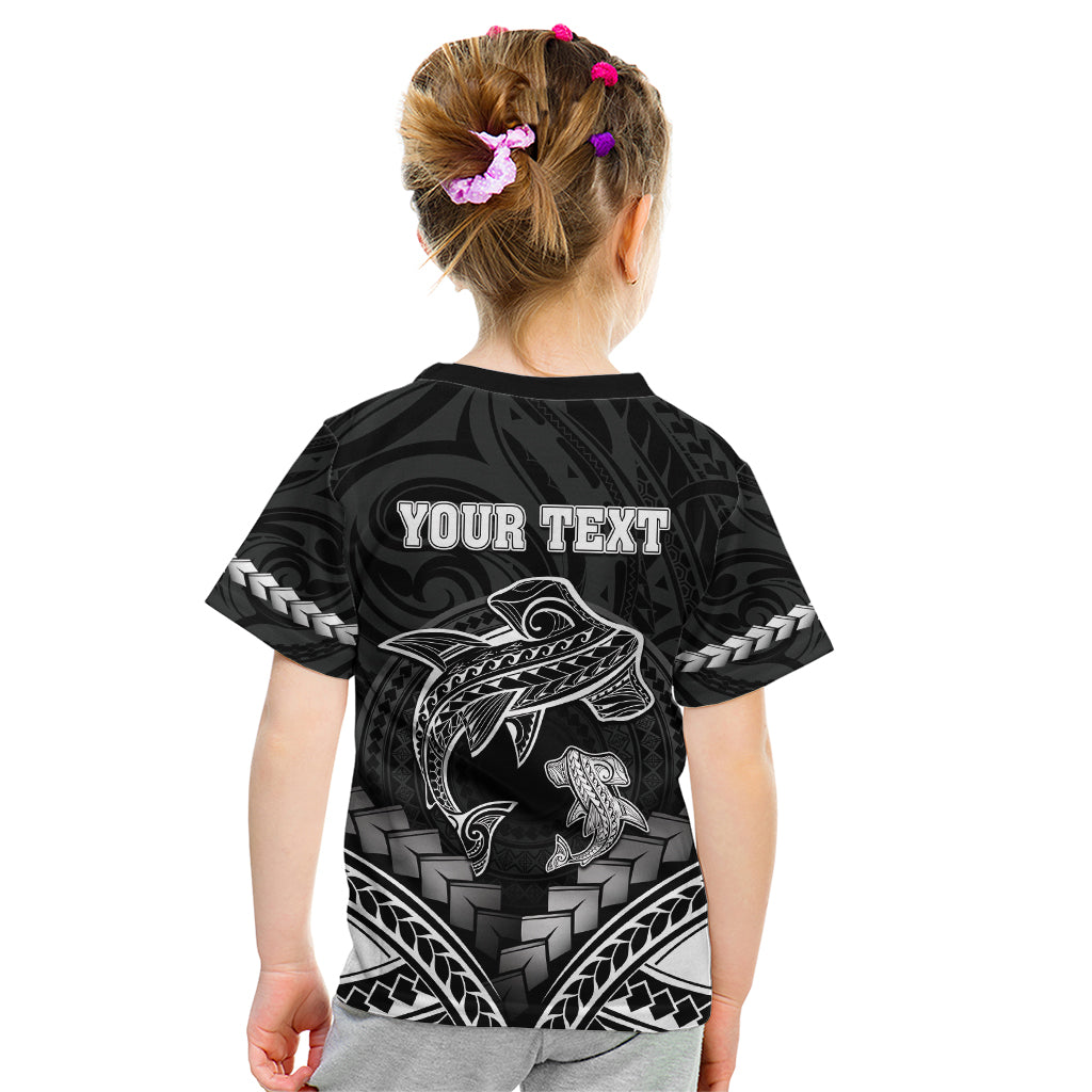 Personalised Happy Father's Day Kid T Shirt I Love You Dad Polynesian Style LT05 - Polynesian Pride