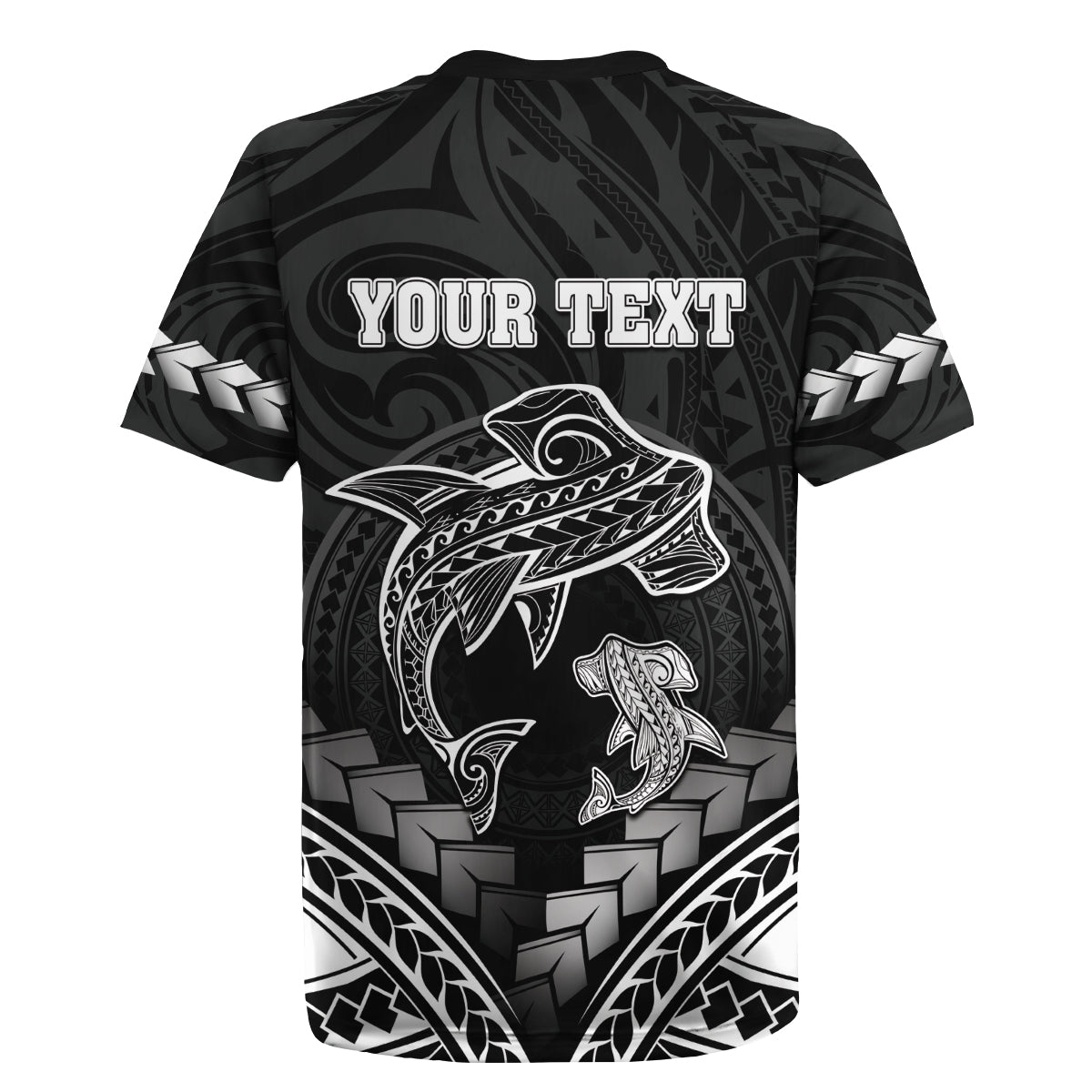 Personalised Happy Father's Day Rugby Jersey I Love You Dad Polynesian Style LT05 - Polynesian Pride