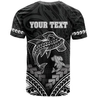 Personalised Happy Father's Day T Shirt I Love You Dad Polynesian Style LT05 - Polynesian Pride