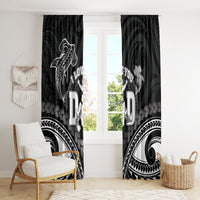 Happy Father's Day Window Curtain I Love You Dad Polynesian Style LT05 - Polynesian Pride