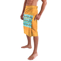 Hawaii Humuhumu Fish Maile Pikake Lei Lavalava Tribal Tapa Orange Version LT05 - Polynesian Pride