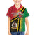 Happy Vanuatu Constitution Day Family Matching Summer Maxi Dress and Hawaiian Shirt Flag Style With Sand Drawing Pattern