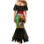 Happy Vanuatu Constitution Day Mermaid Dress Flag Style With Sand Drawing Pattern