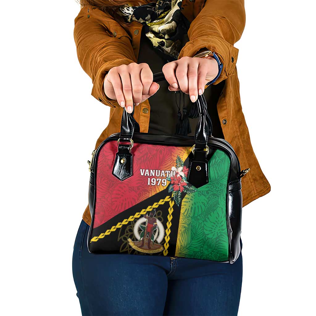 Happy Vanuatu Constitution Day Shoulder Handbag Flag Style With Sand Drawing Pattern LT05 One Size Red - Polynesian Pride