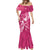 Breast Cancer Awareness Mermaid Dress Ribbon Polynesian Pattern Pink Version LT05 - Polynesian Pride