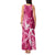 Personalized Breast Cancer Awareness Tank Maxi Dress Ribbon Polynesian Pattern Pink Version LT05 - Polynesian Pride