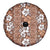 Hawaii Vintage Brown Hibiscus Tapa Pattern Spare Tire Cover