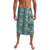 Hawaii Vintage Green Hibiscus Tapa Pattern Lavalava