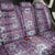 Hawaii Vintage Violet Hibiscus Tapa Pattern Back Car Seat Cover