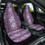 Hawaii Vintage Violet Hibiscus Tapa Pattern Car Seat Cover