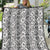 Hawaii Vintage Gray Hibiscus Tapa Pattern Quilt