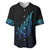 Aotearoa New Zealand Baseball Jersey Koru Fern Blue Gradient