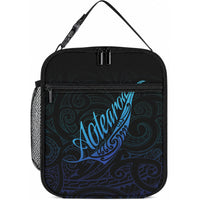 Aotearoa New Zealand Lunch Bag Koru Fern Blue Gradient LT05 10.2 × 8.3 × 4.3 inch Blue - Polynesian Pride
