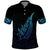 Aotearoa New Zealand Polo Shirt Koru Fern Blue Gradient