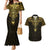 Personalized Polynesia Couples Matching Mermaid Dress and Hawaiian Shirt With Christian Cross LT05 Gold - Polynesian Pride