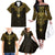 Personalized Polynesia Family Matching Off Shoulder Long Sleeve Dress and Hawaiian Shirt With Christian Cross LT05 - Polynesian Pride