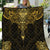 Polynesia Quilt With Christian Cross LT05 Gold - Polynesian Pride