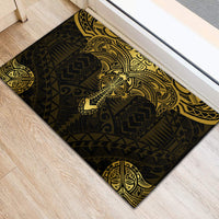 Polynesia Rubber Doormat With Christian Cross LT05 - Polynesian Pride